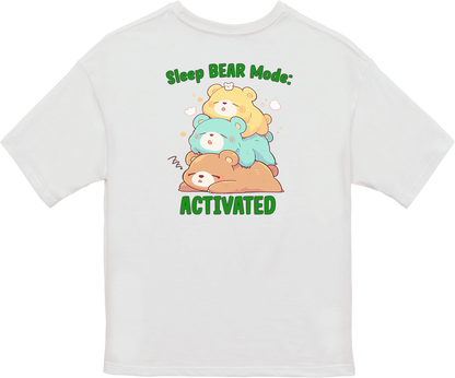 100% Cotton Oversized Tee | Kawaii-Bear-003