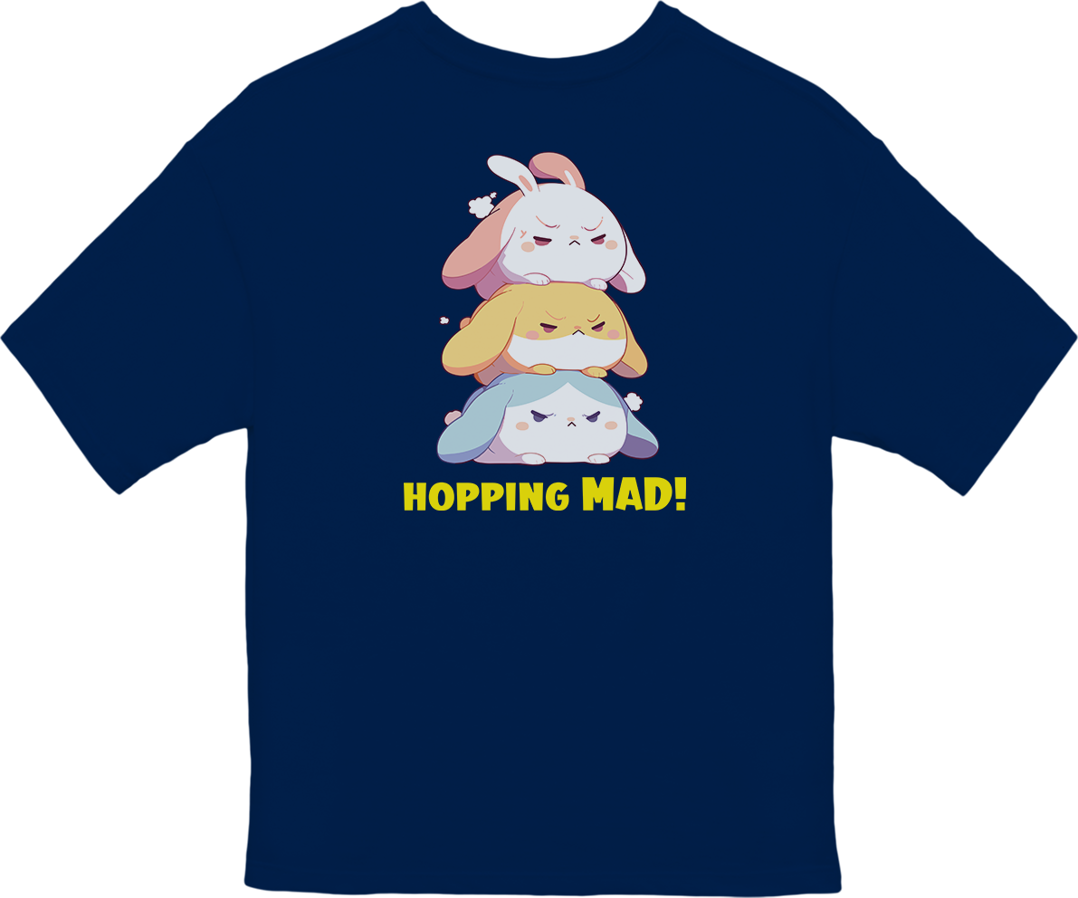 100%纯棉超大T恤 | Kawaii-Bunny-001