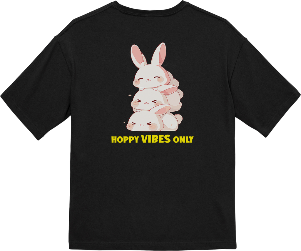 100%纯棉超大T恤 | Kawaii-Bunny-002