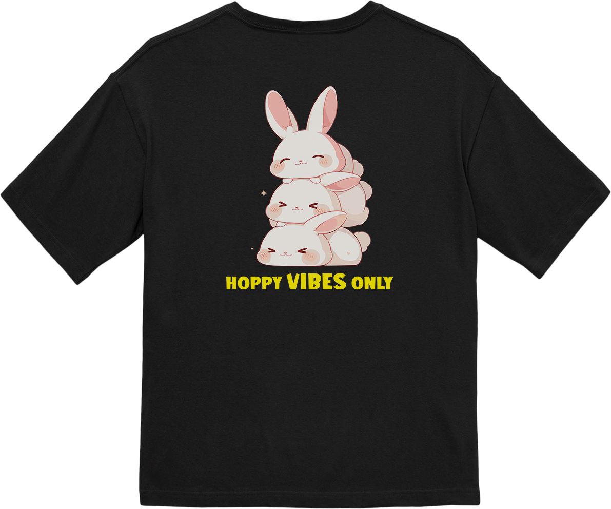 100% Cotton Oversized Tee | Kawaii-Bunny-002