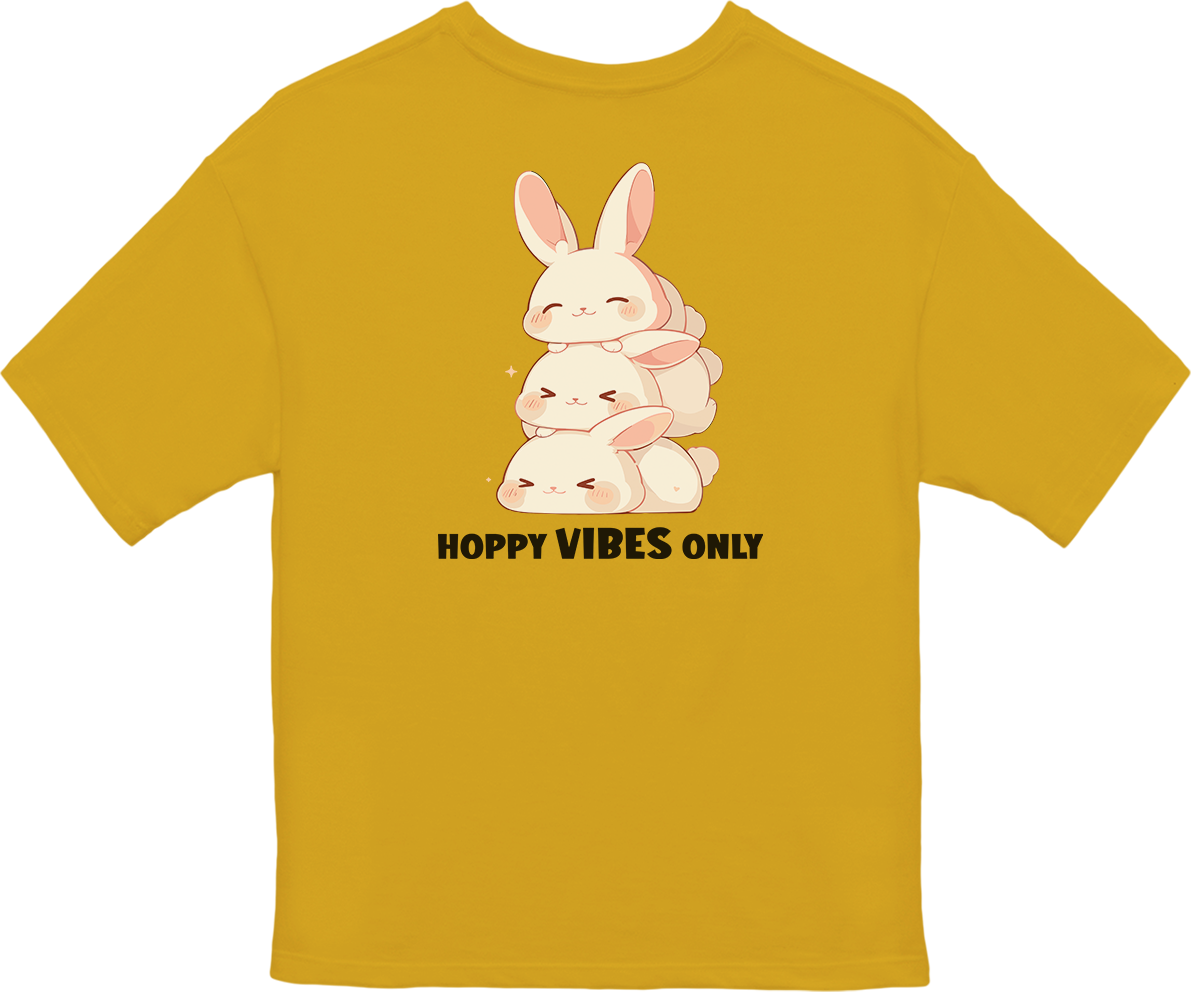 100%纯棉超大T恤 | Kawaii-Bunny-002