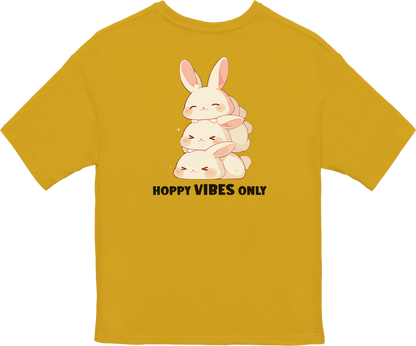 100% Cotton Oversized Tee | Kawaii-Bunny-002