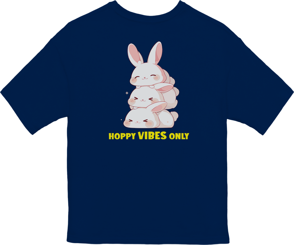 100%纯棉超大T恤 | Kawaii-Bunny-002