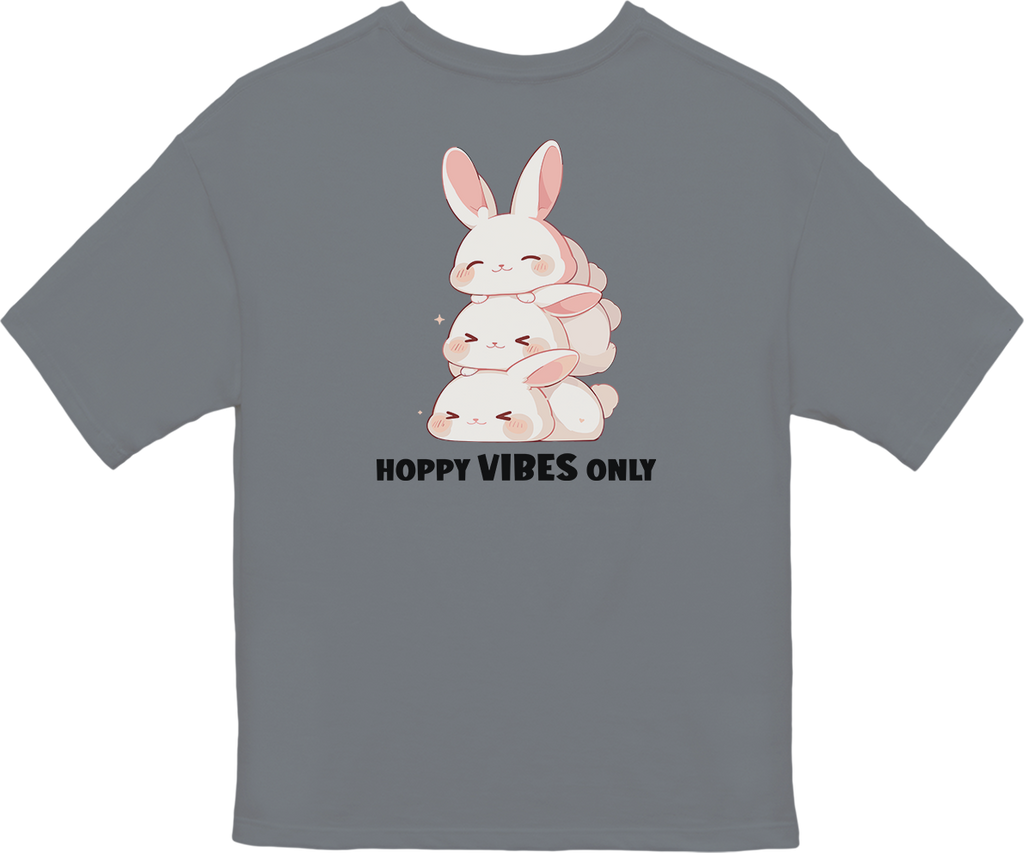 100%纯棉超大T恤 | Kawaii-Bunny-002
