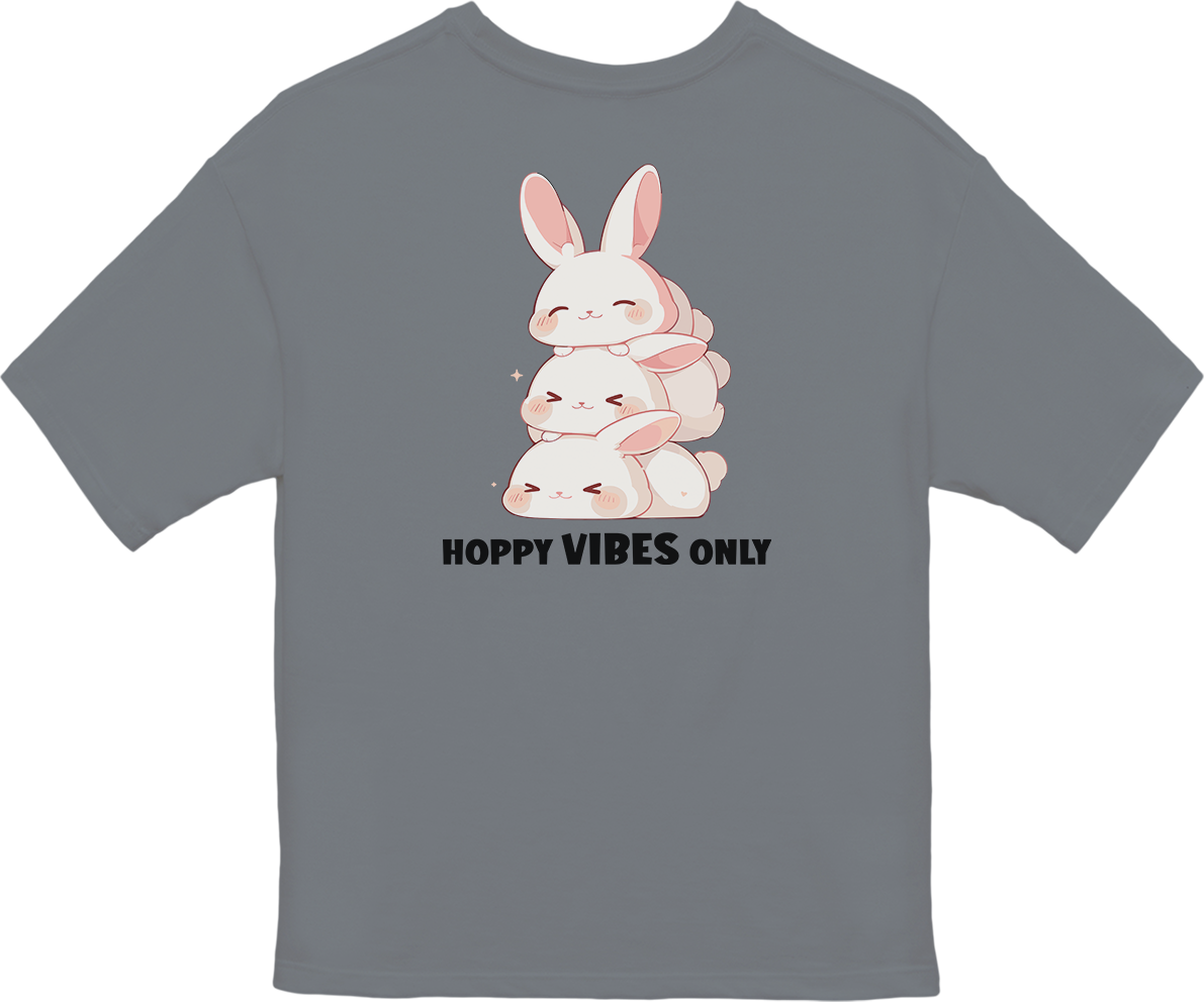 100%纯棉超大T恤 | Kawaii-Bunny-002
