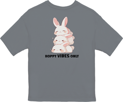 100% Cotton Oversized Tee | Kawaii-Bunny-002