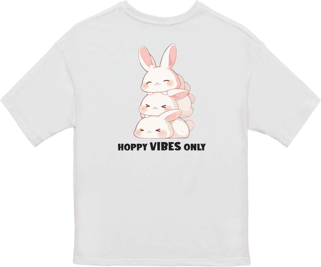 100%纯棉超大T恤 | Kawaii-Bunny-002