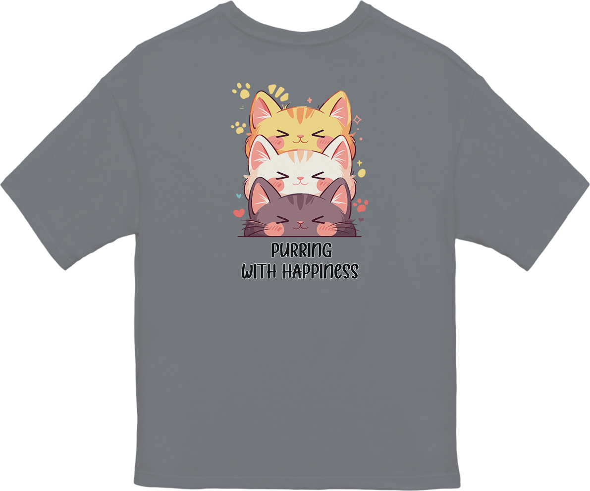 100%纯棉超大T恤 | Kawaii-Cat-002