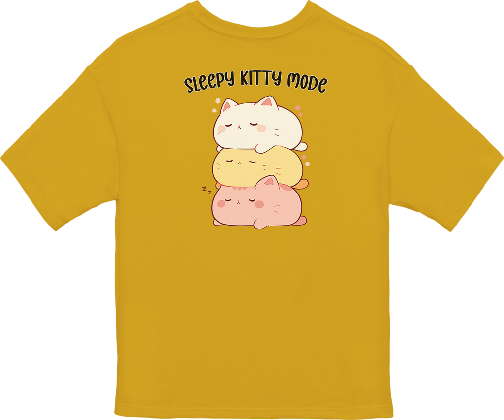 100%纯棉超大T恤 | Kawaii-Cat-003