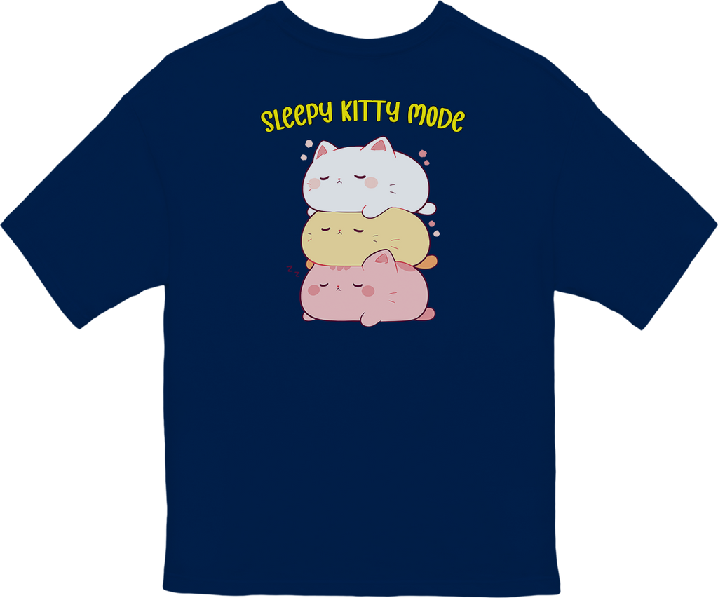 100%纯棉超大T恤 | Kawaii-Cat-003