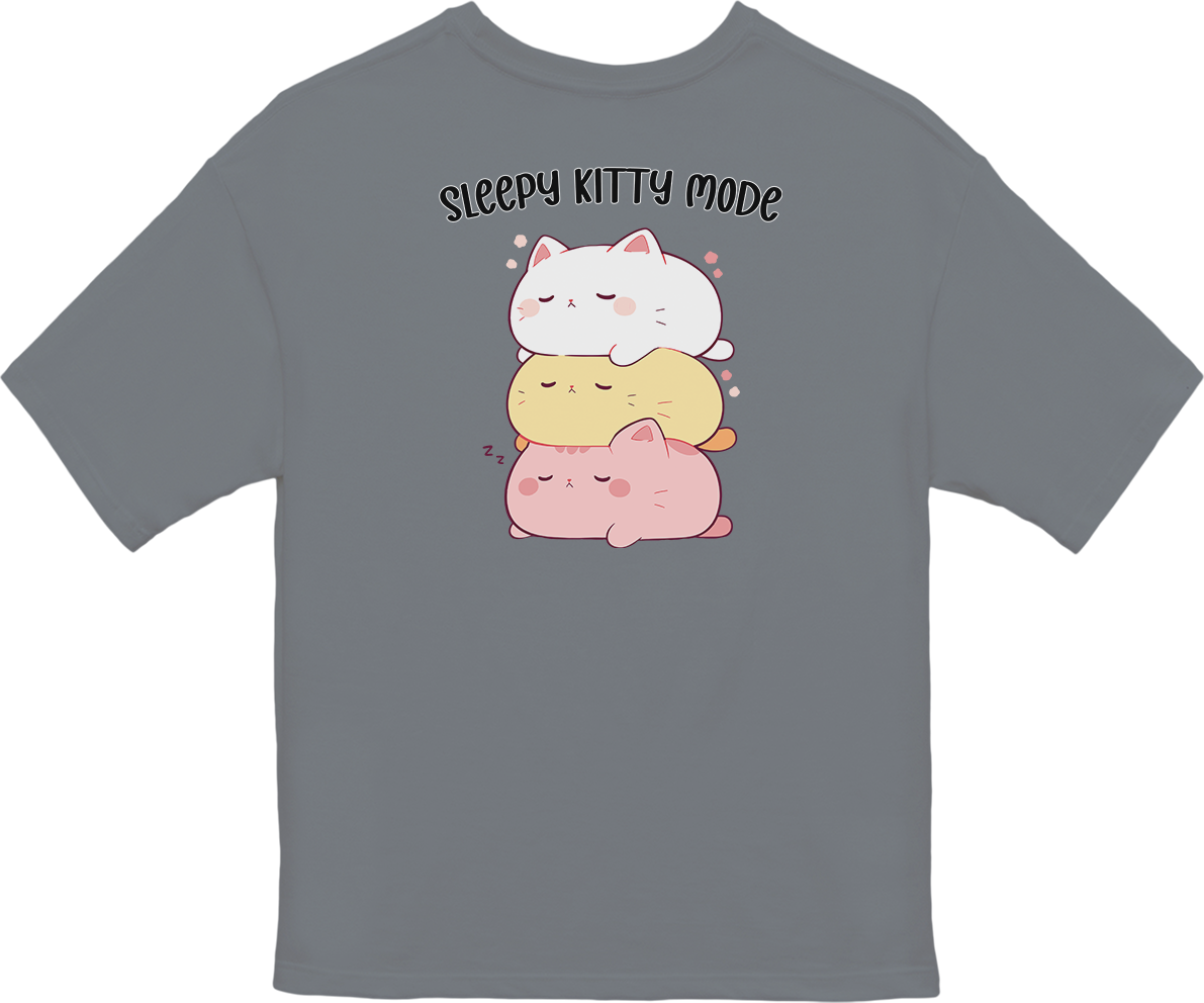 100%纯棉超大T恤 | Kawaii-Cat-003