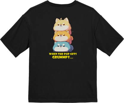 100% Cotton Oversized Tee | Kawaii-Dog-001