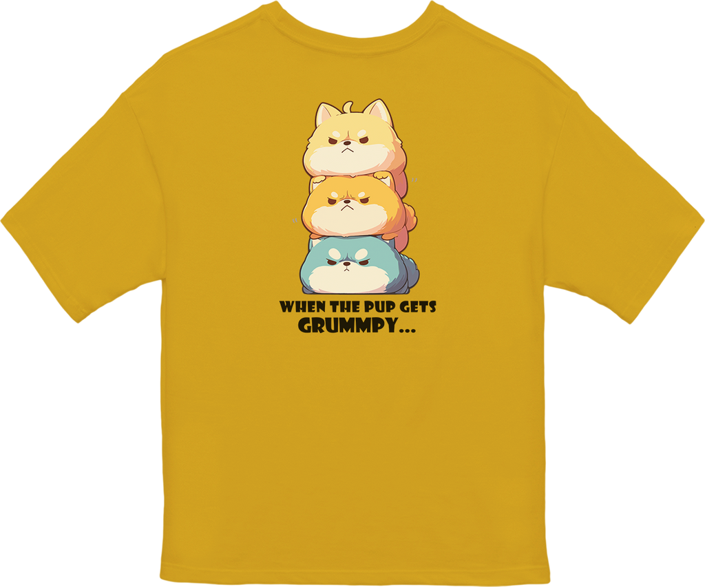 100%纯棉超大T恤 | Kawaii-Dog-001