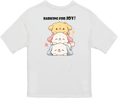 100% Cotton Oversized Tee | Kawaii-Dog-002