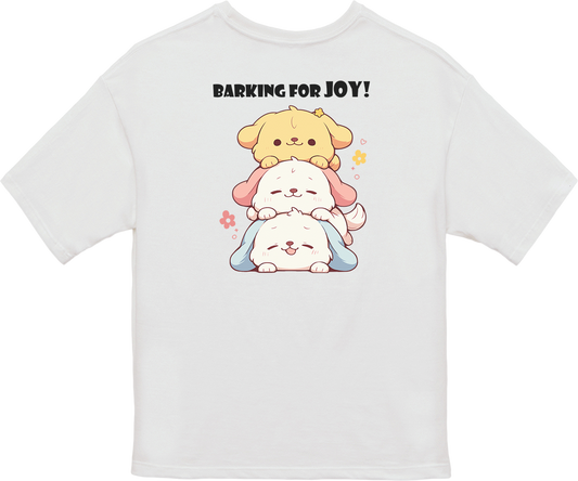 100% Cotton Oversized Tee | Kawaii-Dog-002
