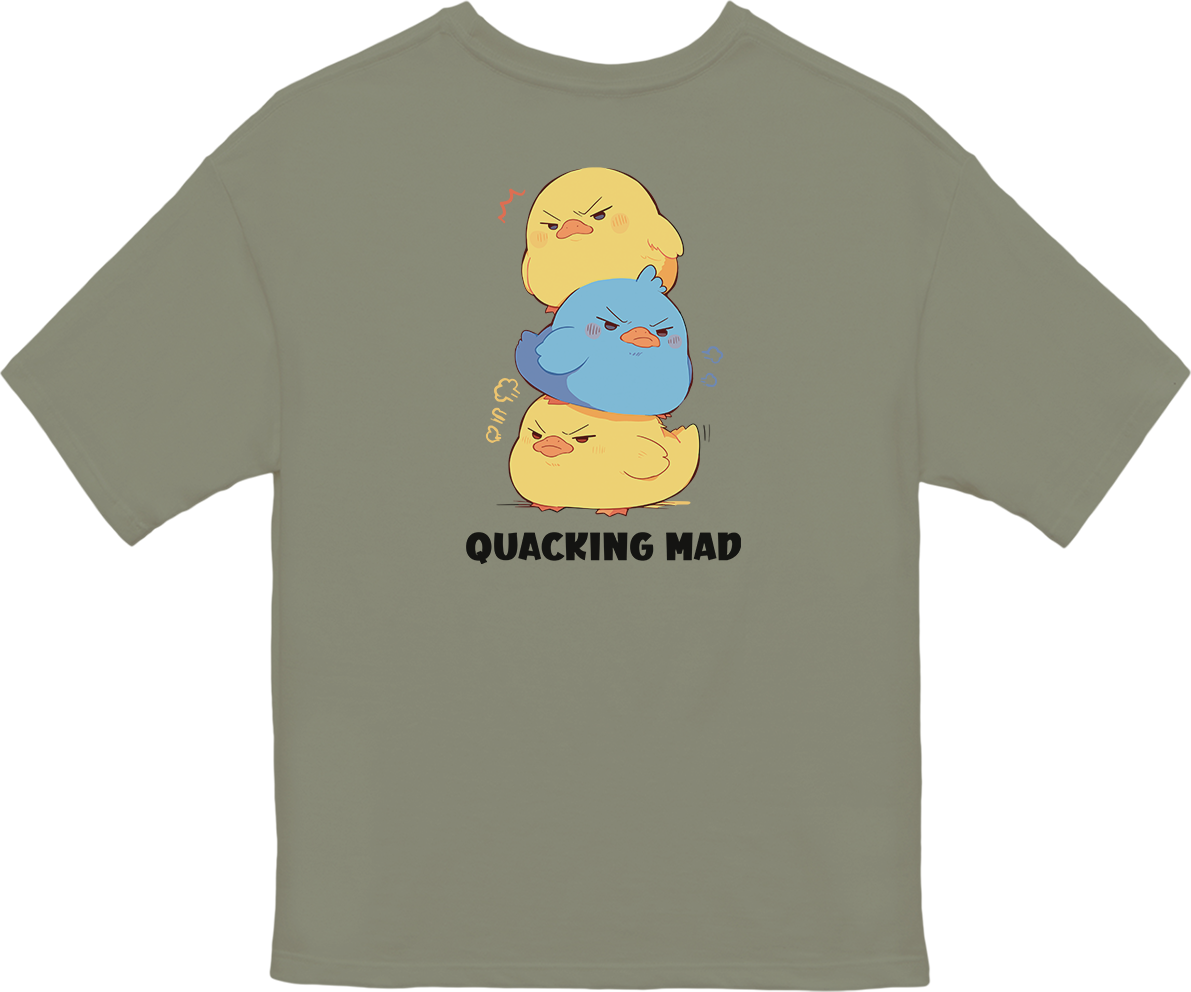100%纯棉超大T恤 | Kawaii-Duck-001
