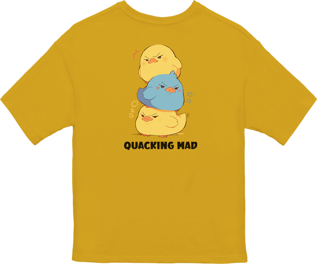 100%纯棉超大T恤 | Kawaii-Duck-001
