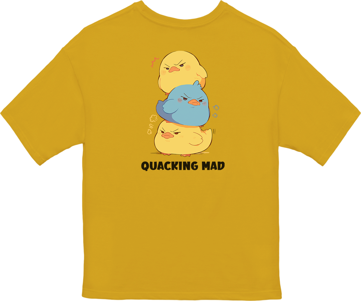 100%纯棉超大T恤 | Kawaii-Duck-001