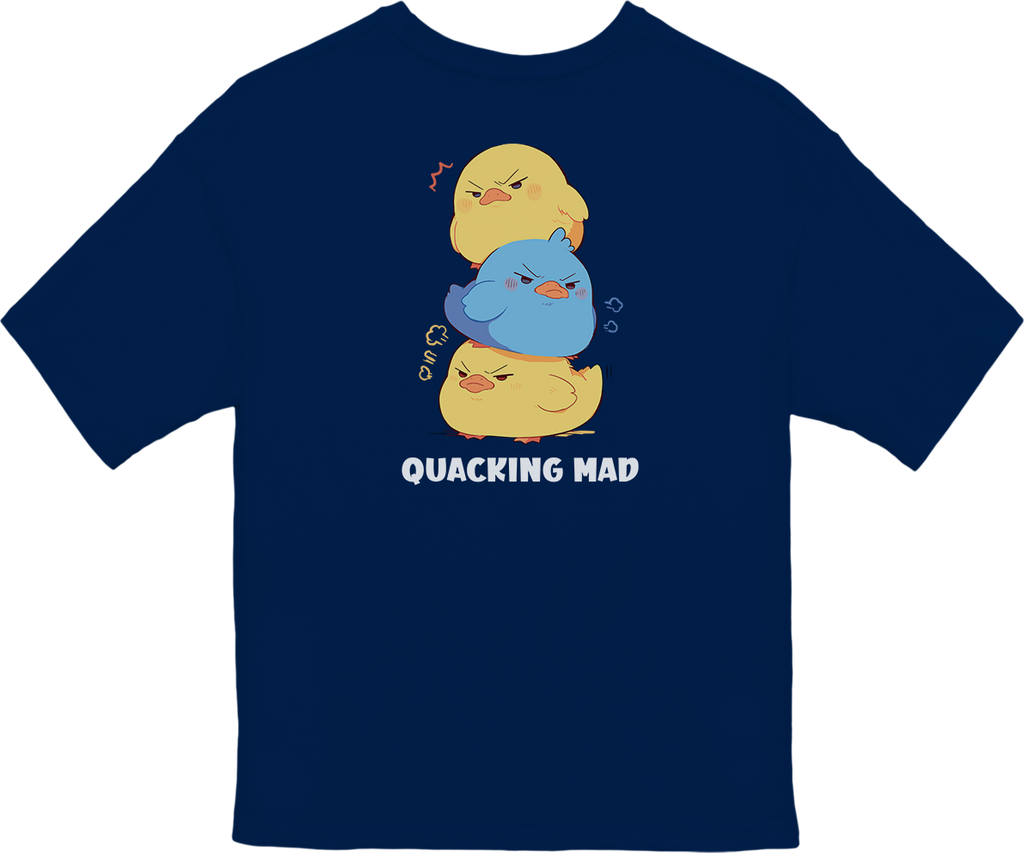 100%纯棉超大T恤 | Kawaii-Duck-001