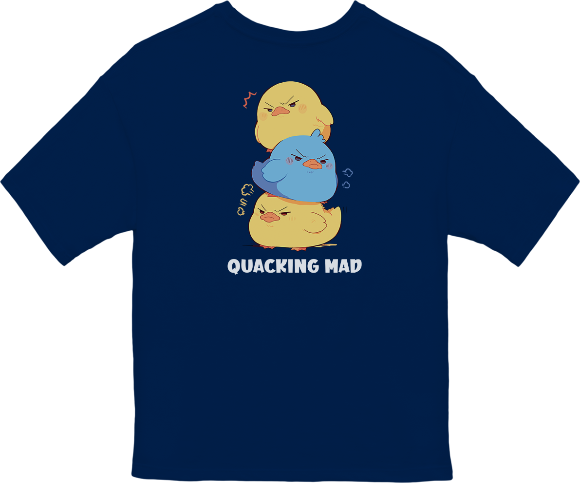 100%纯棉超大T恤 | Kawaii-Duck-001