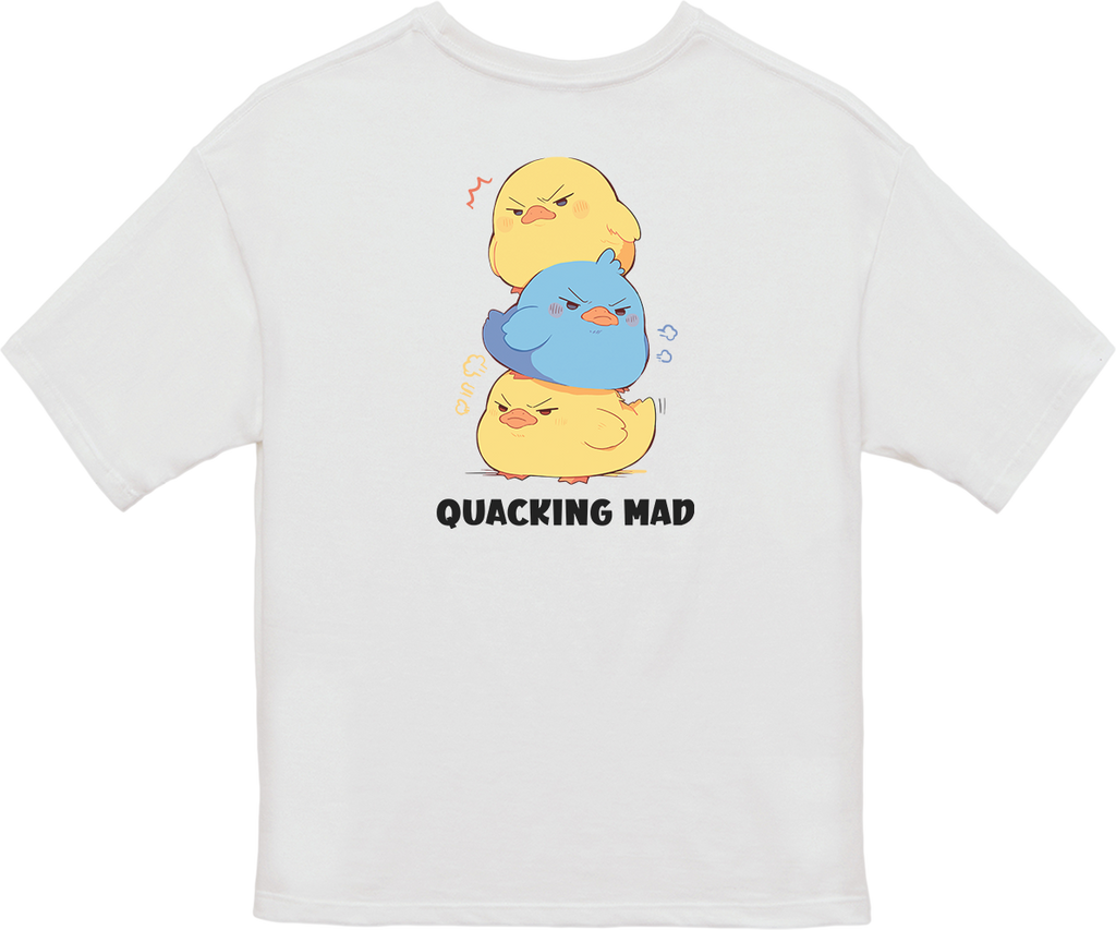 100%纯棉超大T恤 | Kawaii-Duck-001