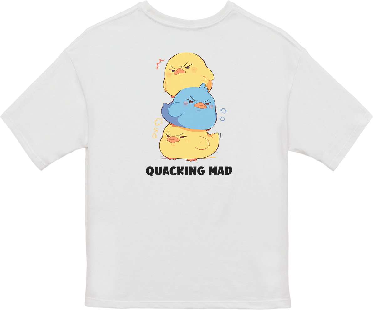 100%纯棉超大T恤 | Kawaii-Duck-001