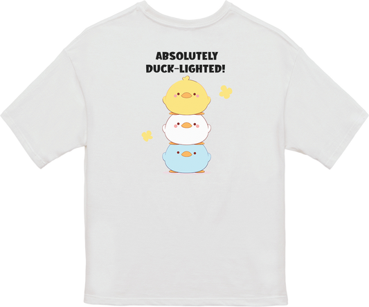 100% Cotton Oversized Tee | Kawaii-Duck-002