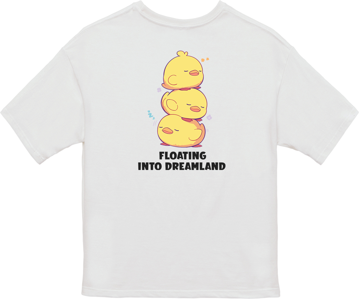 100% Cotton Oversized Tee | Kawaii-Duck-003