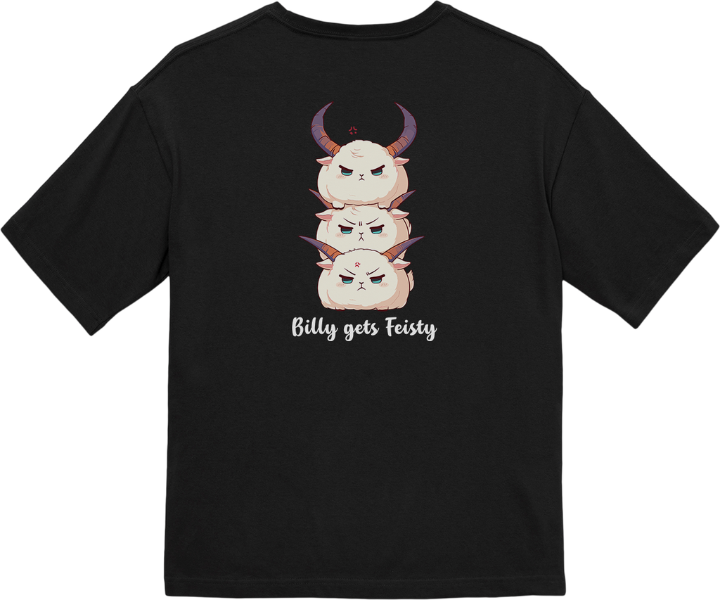 100%纯棉超大T恤 | Kawaii-Goat-001