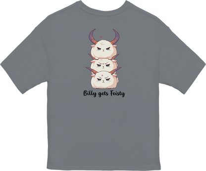 100% Cotton Oversized Tee | Kawaii-Goat-001