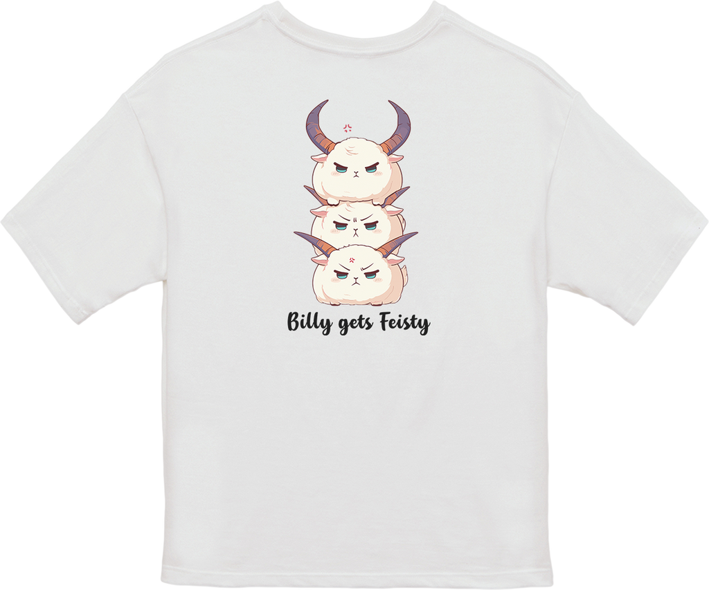 100%纯棉超大T恤 | Kawaii-Goat-001