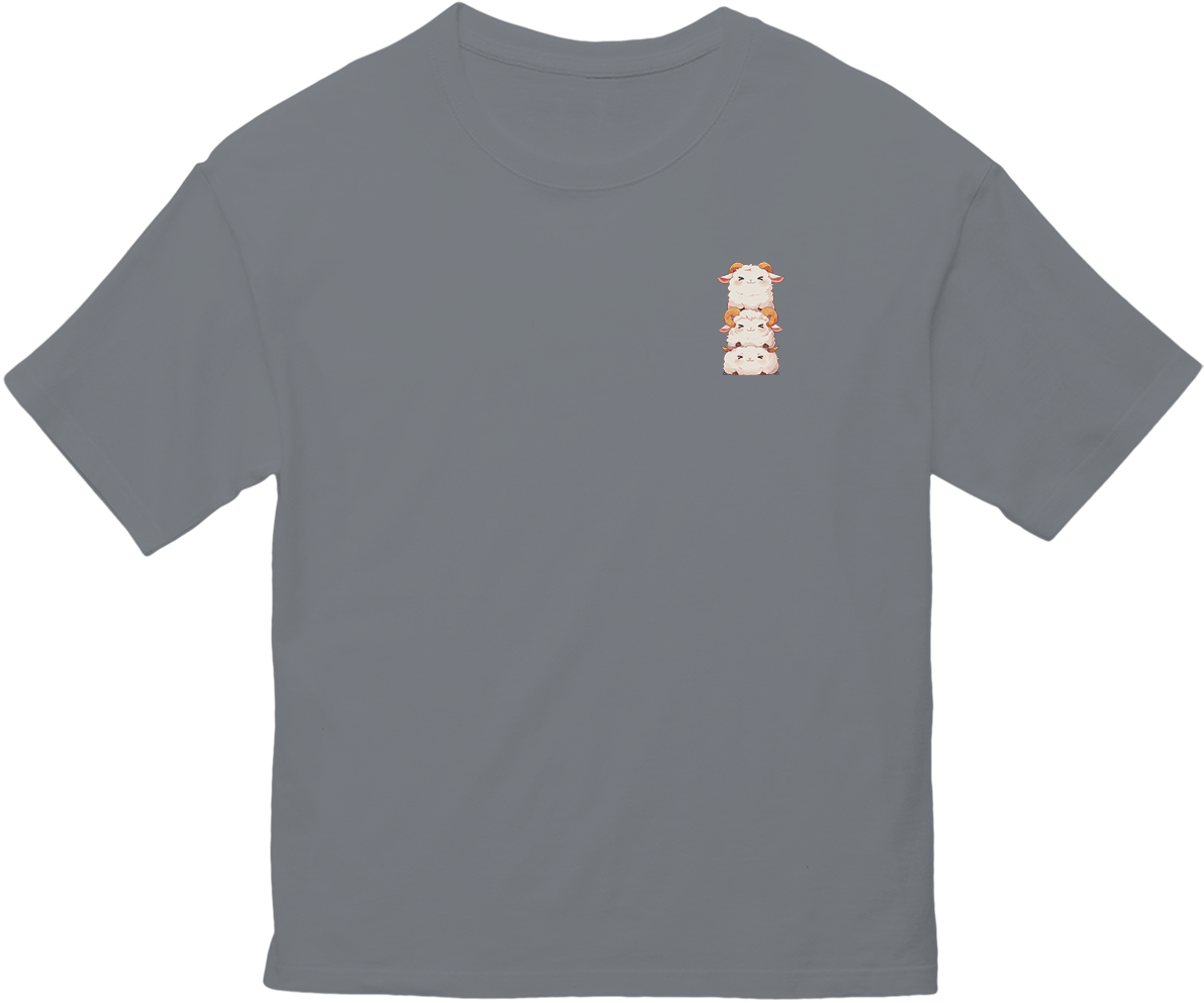 100% 纯棉超大T恤 | Kawaii-Goat-002