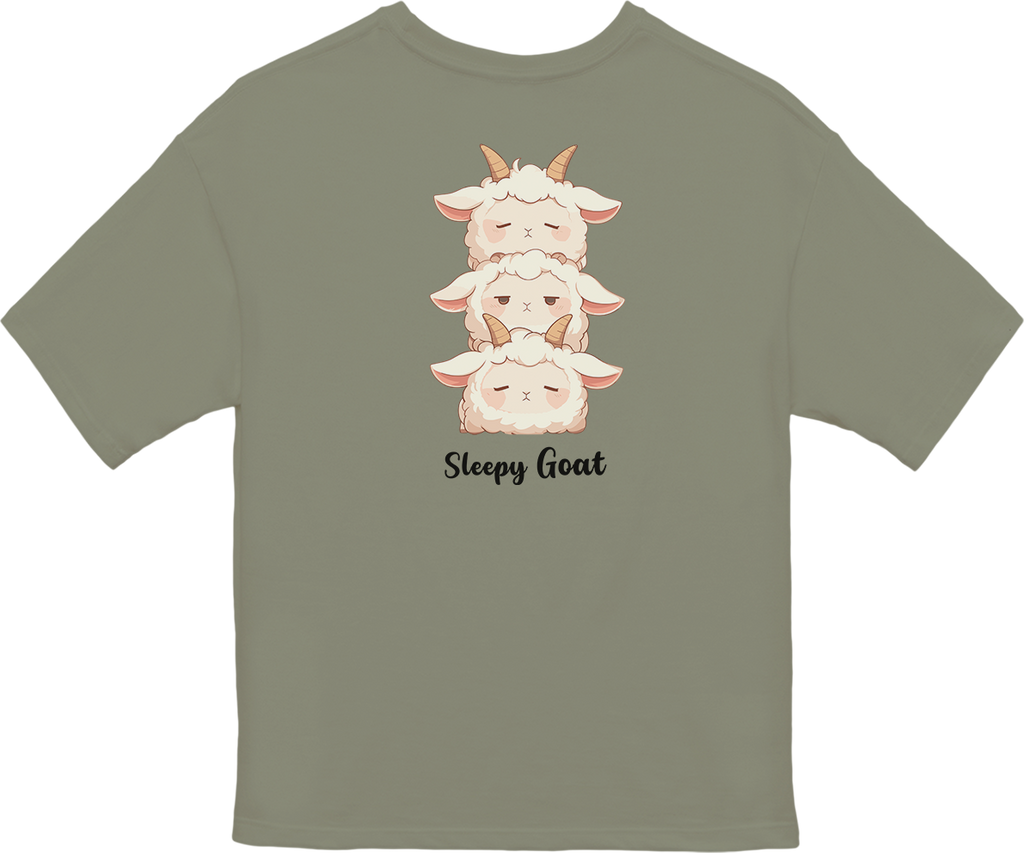 100%纯棉超大T恤 | Kawaii-Goat-003
