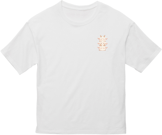 100% Cotton Oversized Tee | Kawaii-Goat-003