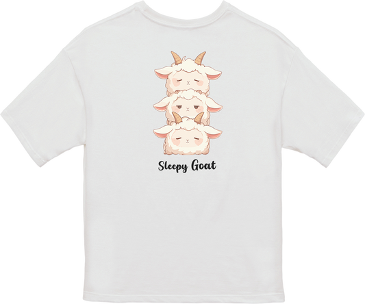 100% Cotton Oversized Tee | Kawaii-Goat-003