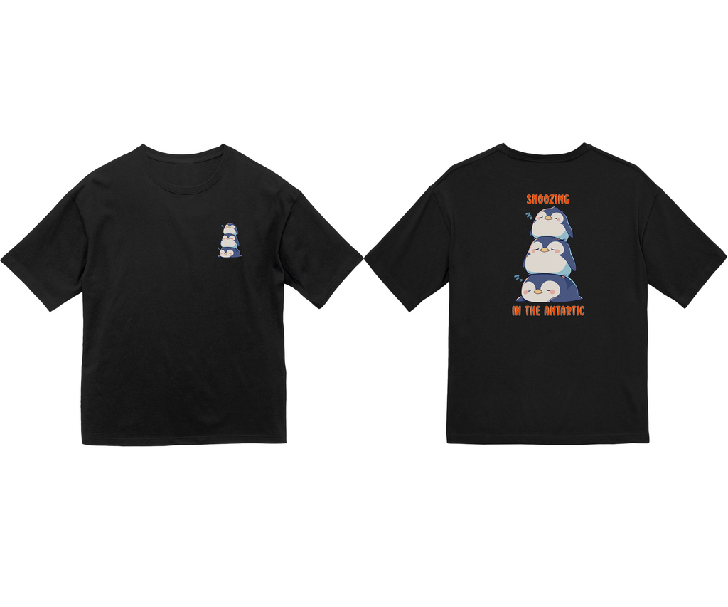 100%纯棉超大T恤 | Kawaii-Penguin-003