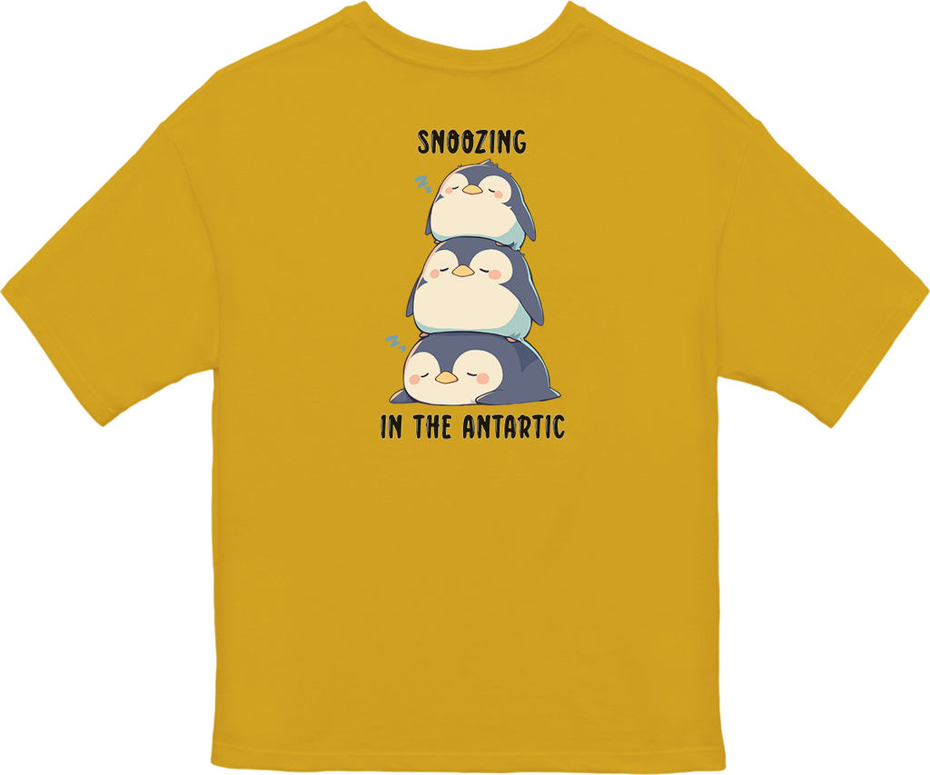 100%纯棉超大T恤 | Kawaii-Penguin-003