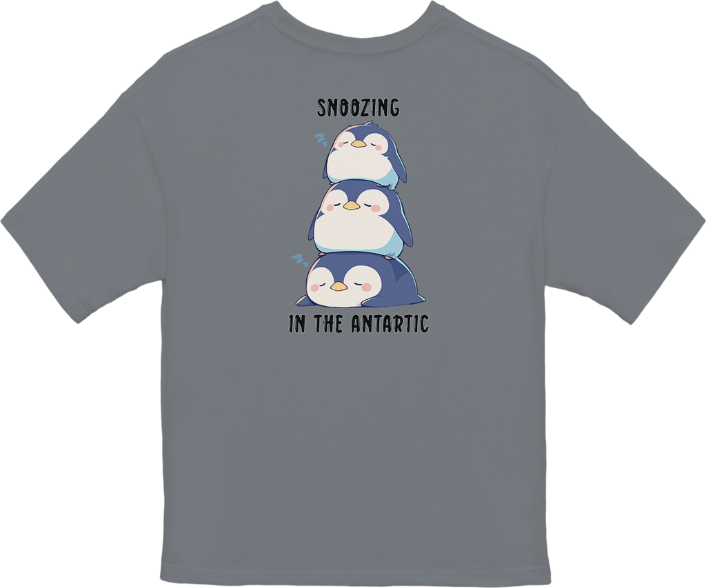 100%纯棉超大T恤 | Kawaii-Penguin-003