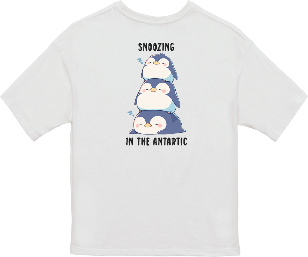 100%纯棉超大T恤 | Kawaii-Penguin-003
