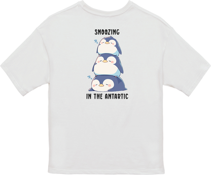 100% Cotton Oversized Tee | Kawaii-Penguin-003