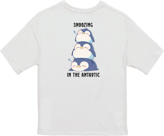 100% Cotton Oversized Tee | Kawaii-Penguin-003