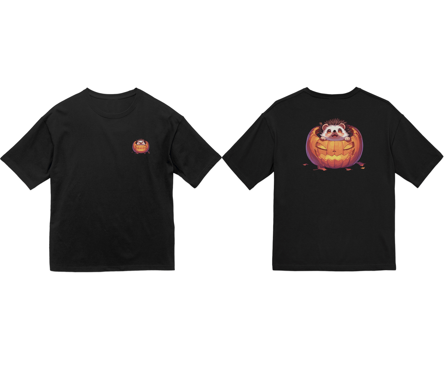 100% Cotton Oversized Tee | Anime-Halloween-001