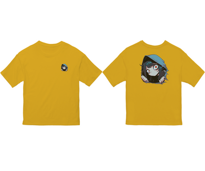 100% Cotton Oversized Tee | Anime-Halloween-011