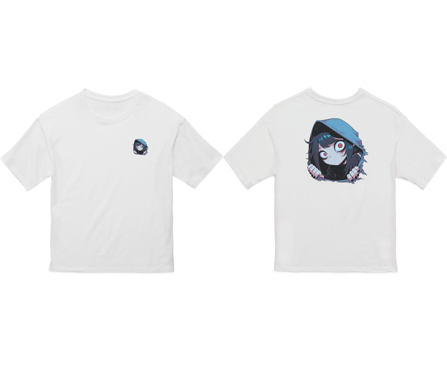 100% Cotton Oversized Tee | Anime-Halloween-011