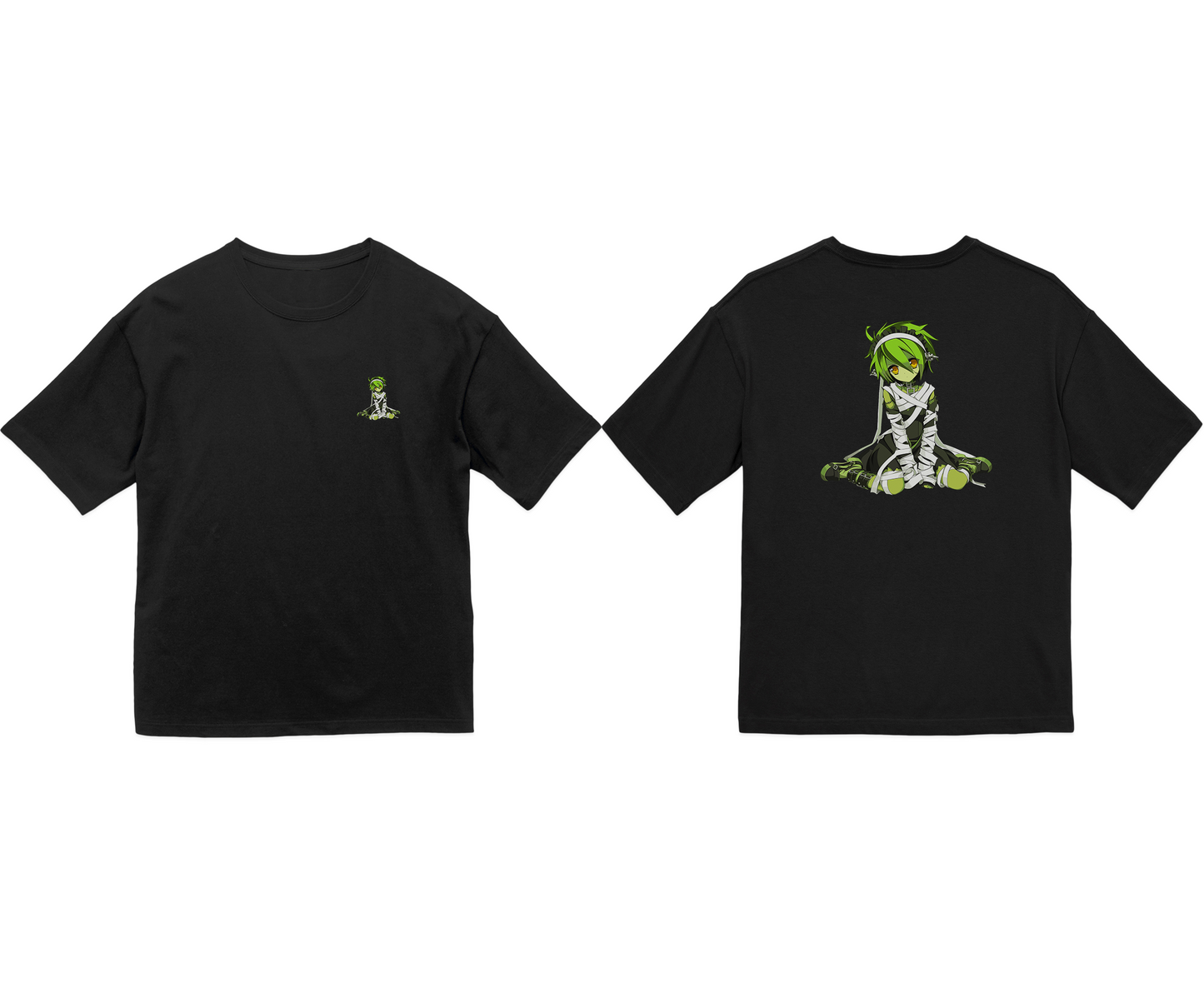 100% Cotton Oversized Tee | Anime-Halloween-017