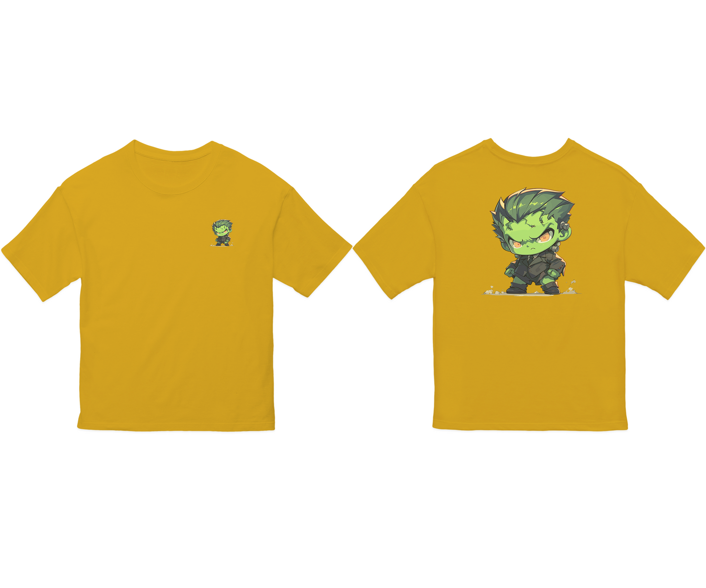 100% Cotton Oversized Tee | Anime-Halloween-018