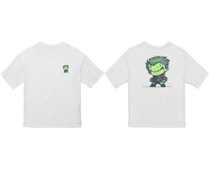 100% Cotton Oversized Tee | Anime-Halloween-018