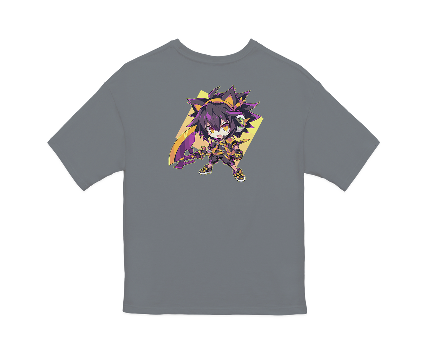 100% Cotton Oversized Tee | Anime-Halloween-024