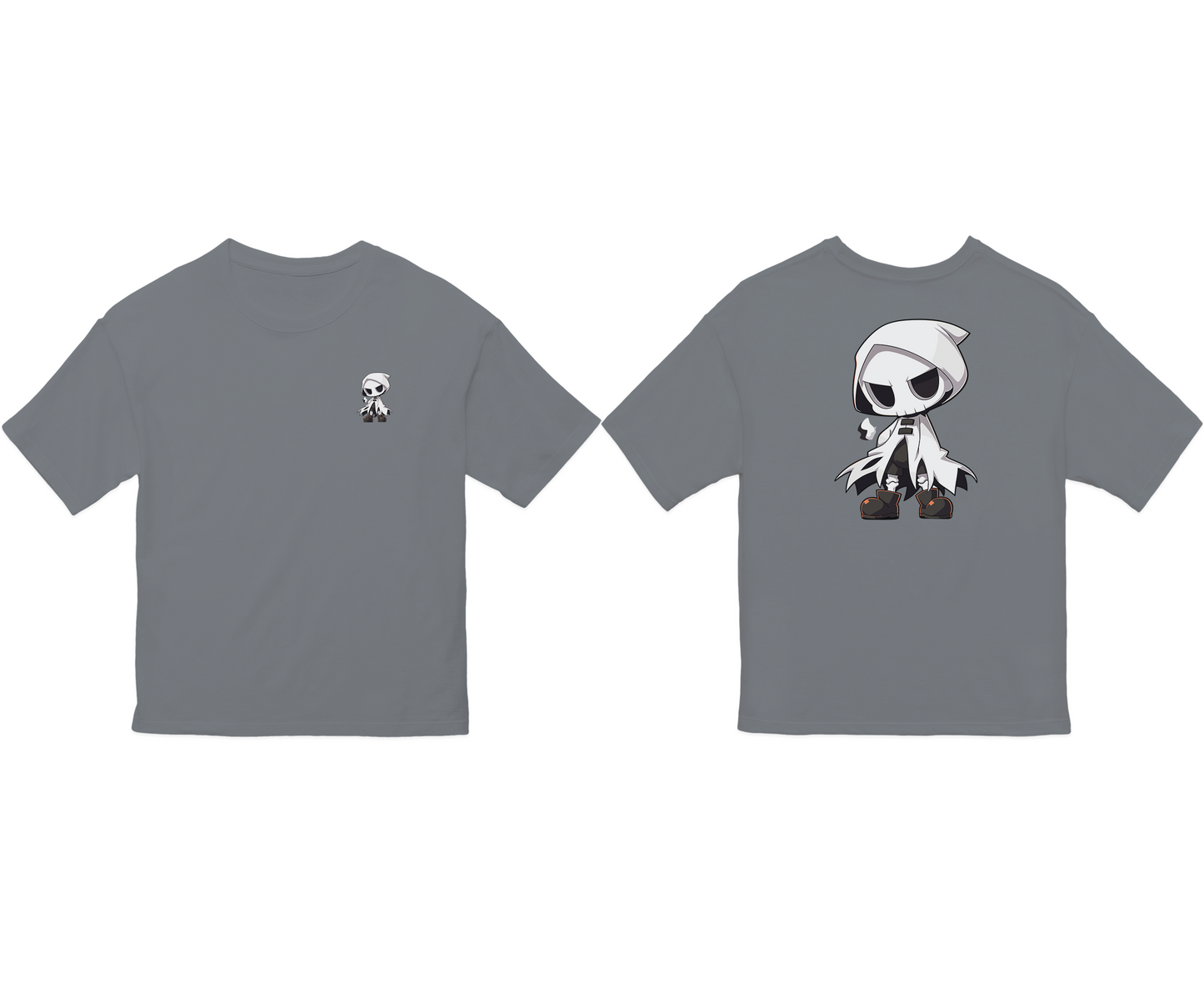 100% Cotton Oversized Tee | Anime-Halloween-035