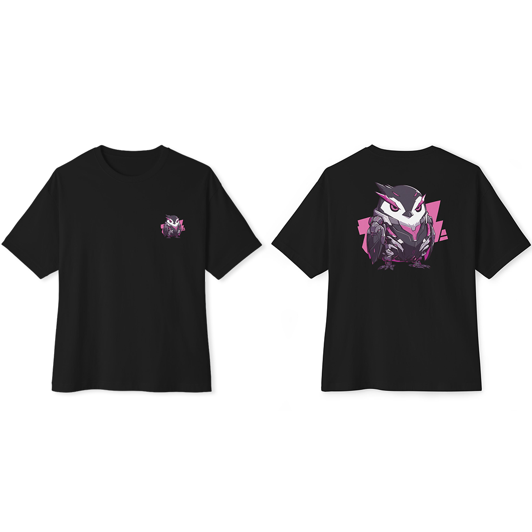100% 纯棉超大T恤 | Mascot-Penguin-001